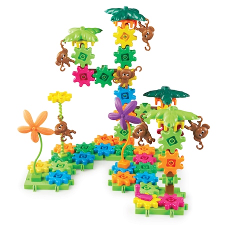 Learning Resources Gears Gears Gears Movin' Monkeys Building Set, 103 Pieces 9119